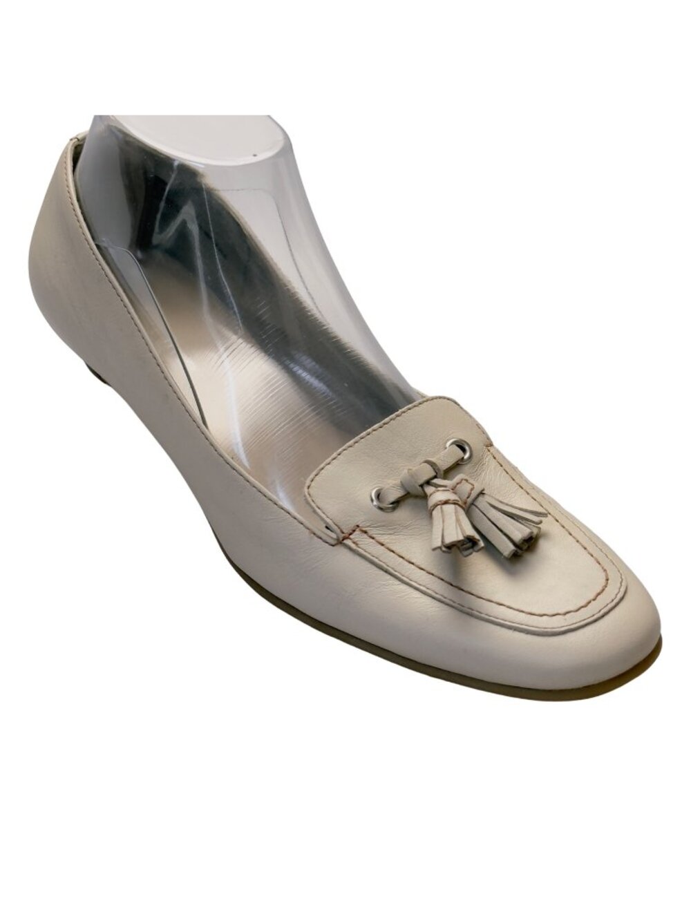 MADELINE BERYL Women’s Shoes Leather Loafers Beige Size 8W